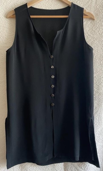 Women Karl Lagerfeld Shirt Black Viscose 38 / M /