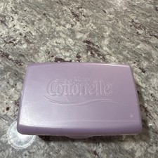 Cottonelle Flushable Wipes Dispenser, Hard Container Refillable Tub Purple