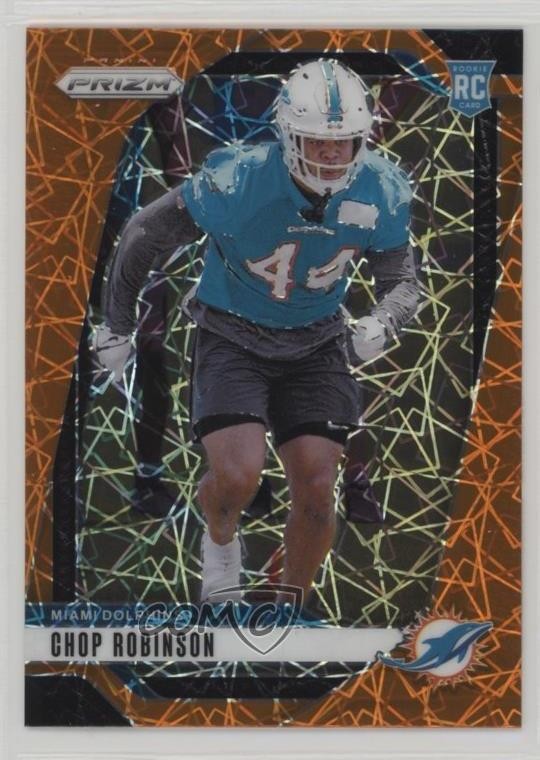 2024 Panini Prizm Rookies Lazer Prizm Chop Robinson #319 11h3