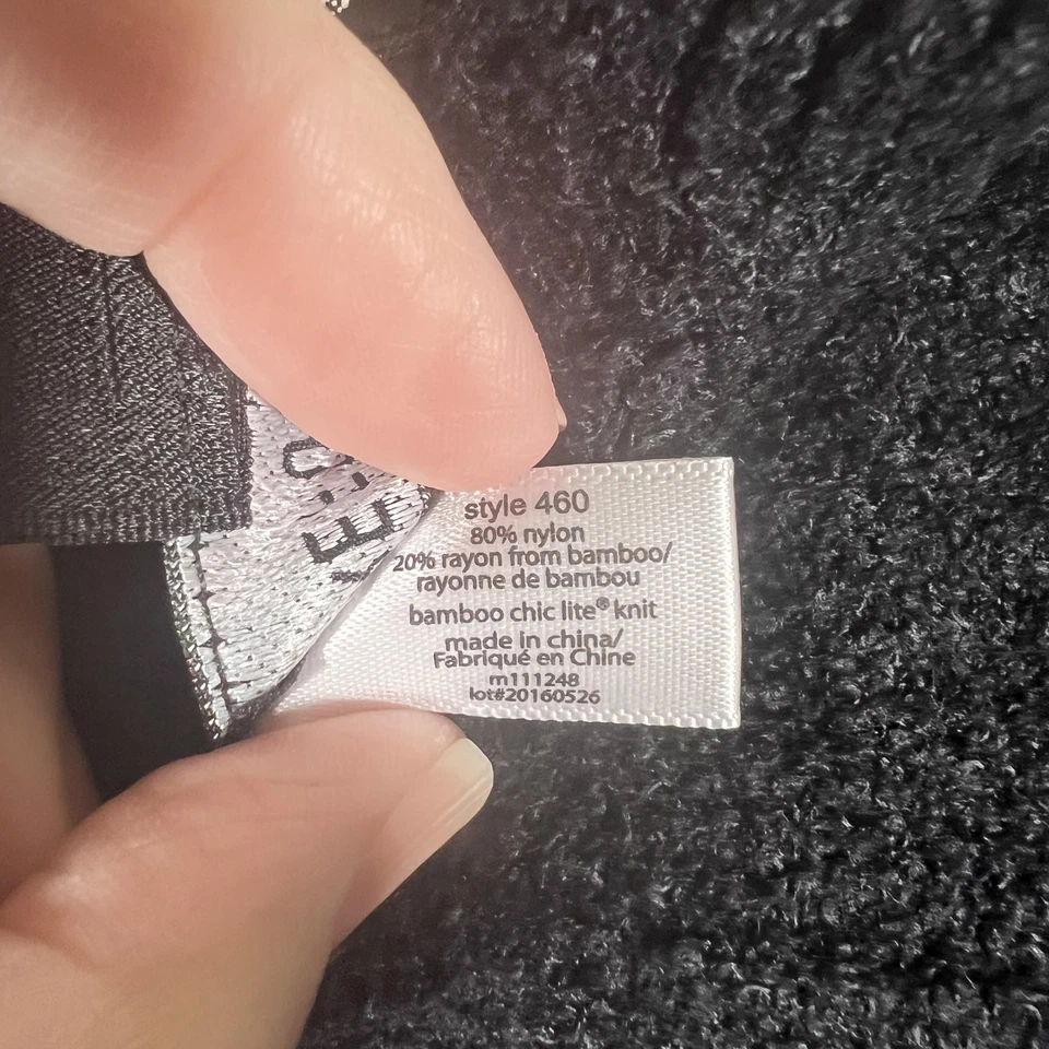 Barefoot Dreams Shawl Womens One Size Plus Black Travel Bamboo Chic Lite Wrap - Image 4 of 4