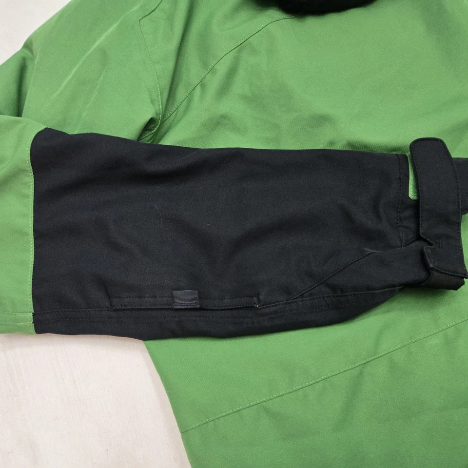 686 Verde Negro Snowboard Esquí Abrigo Capucha Para Hombre Talla Pequeña Cálido Foto 4 de 4