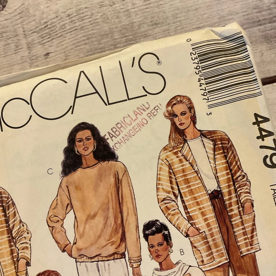 McCalls 8118 Sewing Pattern Jacket Tunic Top Shirt Skirt Pants Size 22-24 UNCUT - Image 4 of 4