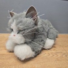 Tiger Electronics Furreal Friends Interactive Gray Kitty Cat Toy 2002 Purrs Move