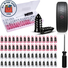60pcs Tire Repair Kit With Screw-in Plugs And Screwdriver For Vehicles 60pcs Tire Repair Kit With Screw-in Plugs And Screwdriver For Vehicles