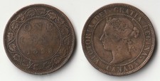 1899 Canada large cent coin