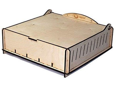 e-Raptor ERA93659 - Board Game Storage Boxes - Trading Card Storage Box - Wooden