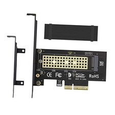 M.2 NVME to PCIe 3.0 x4 Adapter with Aluminum Heatsink Solution