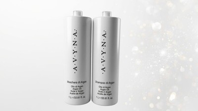 AVYNA Maschera & Shampoo Di Argan 33.81  oz  natural hair for all types of hair