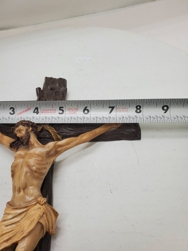 INRI Kruzifix Jesus Christus Wandkreuz Haus religiöse Deko - Bild 9 von 9