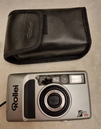 Rollei Giro 105 cámara de fotos 38-105mm 35mm apuntar y disparar vintage