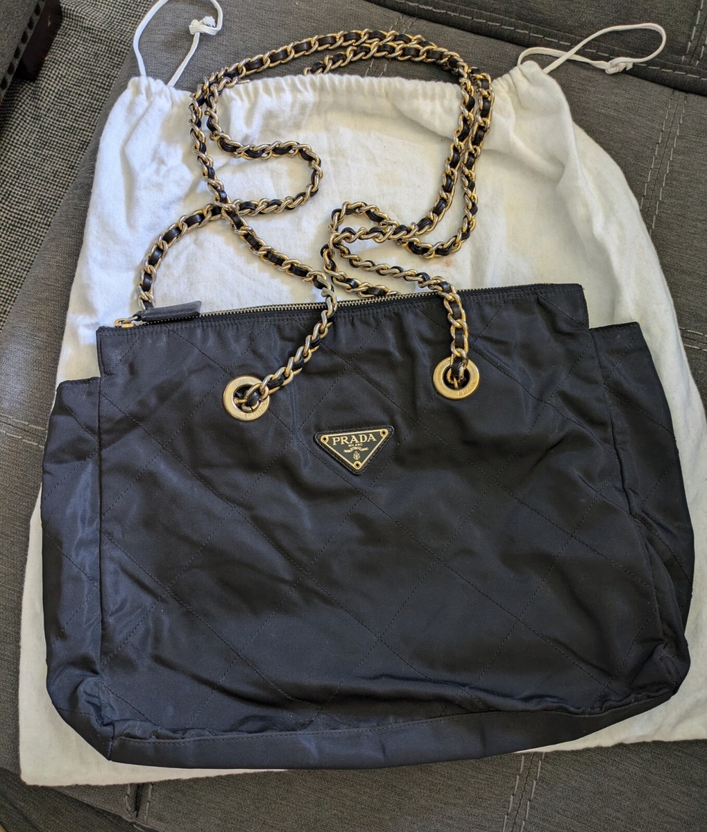 バッグ 90s prada archive shoulder boston bag Prada 90s Archive Leather Mix Shoulder Boston Bag Unisex