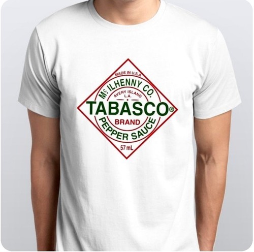 TABASCO NEW T-SHIRT sizes S M L XL XXL colours Black Red white - Picture 6 of 9