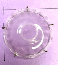 Vintage 3.75" Chandelier Lamp Bobeche Cups w/5 Brass Pins for Crystals