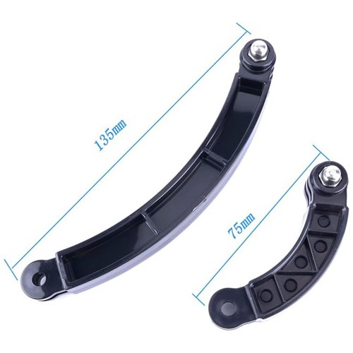 Pegatinas adhesivas curvas planas extensión brazo casco soporte de montaje gancho J para GoPro - Imagen 4 de 7