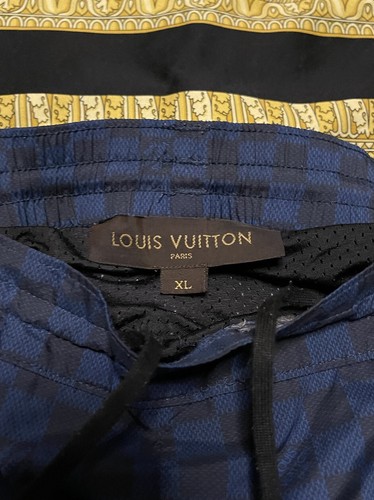100% Authentic Louis Vuitton Damier Trunks Shorts Swim Size XL - Picture 2 of 10