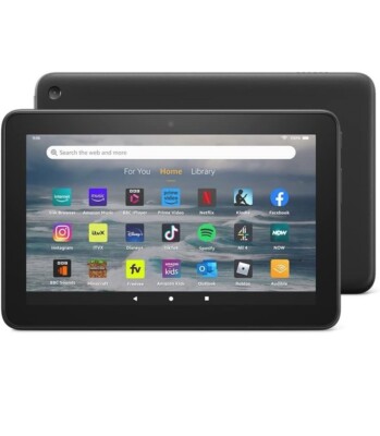 NEU Amazon Fire 7 Tablet in Schwarz 16GB - 12. Generation