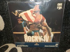 Rocky IV Laserdisc LD 4 Sylvester Stallone Dolph Lundgren Free Ship 50