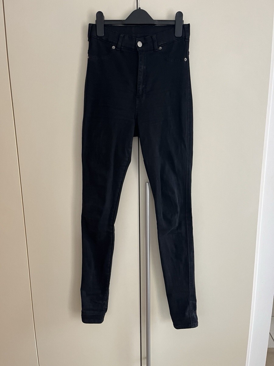 Solitaire Dr Denim Black High Waisted Jeans Dr Denim Black