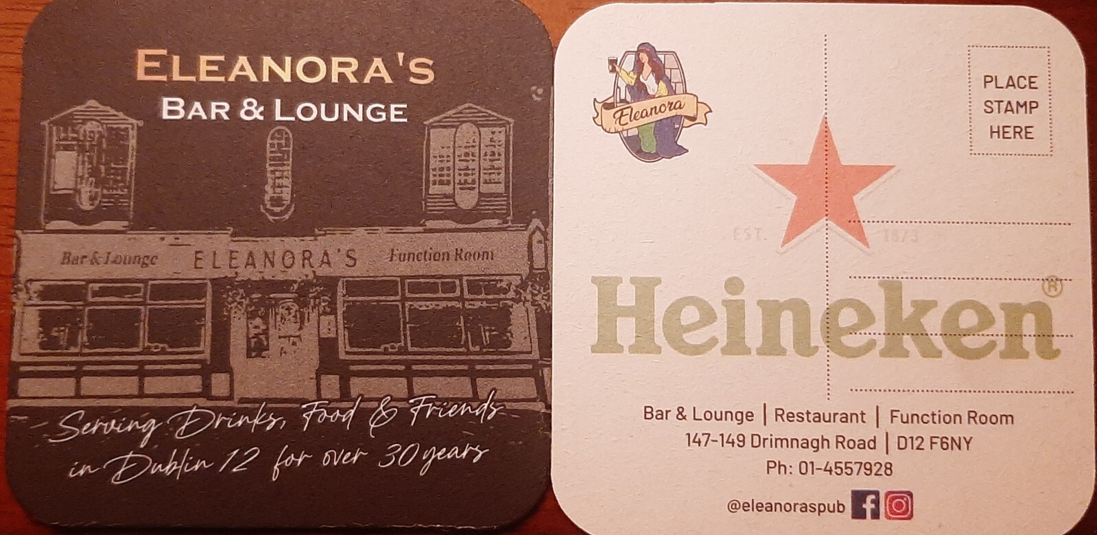 Heineken Irish Beer Mats Coasters Bierdeckel Bier Viltje Sous Bock Posavasos eBay