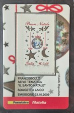 ITALIA 2009 TESSERA FILATELICA - SANTO NATALE - SOGGETTO LAICO 0.60