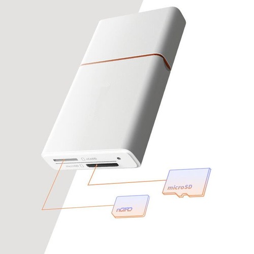 Dual USB TF nCARD NM Nano Memory Card 3.1 Type-C Card Reader Dual Port Adapter C - Picture 7 of 9