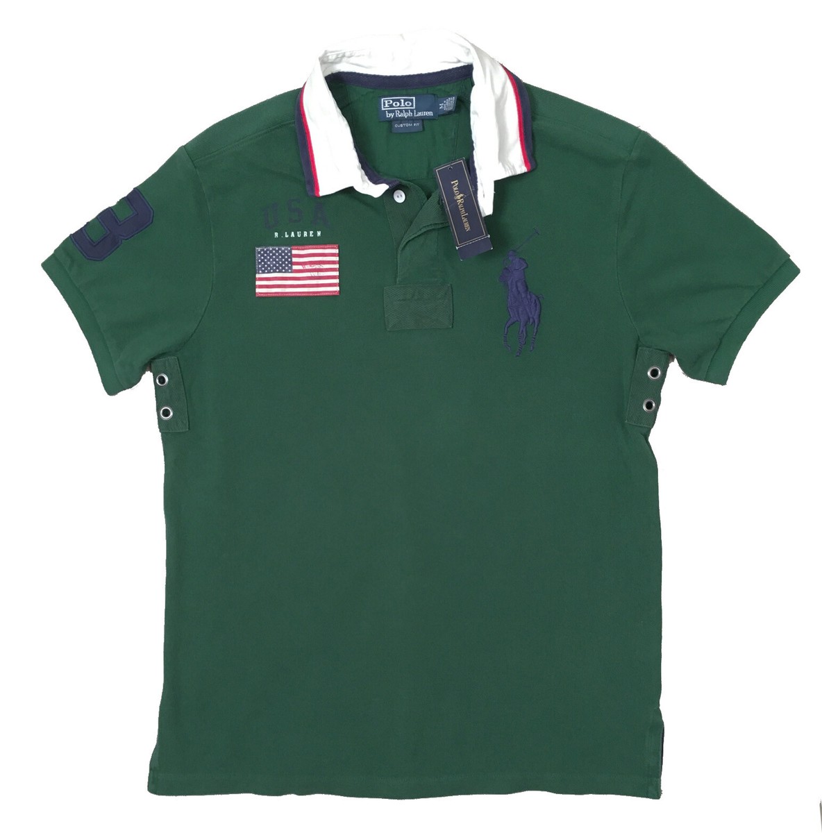 【ジョニー】POLO RALPH LAUREN Big Fit Polo Big + Tall | Polo Ralph Lauren Johnny Collar Polo Shirt | DXL
