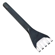 Oka Thonging Chisel 3mm Leathercraft Lacing Tool 5 Prong Leather Hole Punch