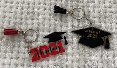 Graduation Keychains, Personalized graduation gift, graduation gift,  graduation