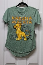 The Lion King Juniors' Short Sleeve T-Shirt-Olive-XS 1 -NWT