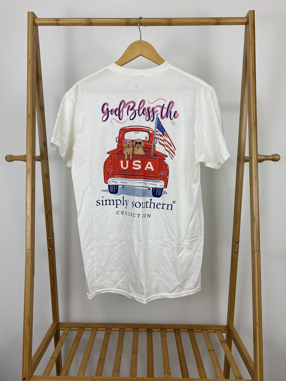 simply southern god bless the usa shirt