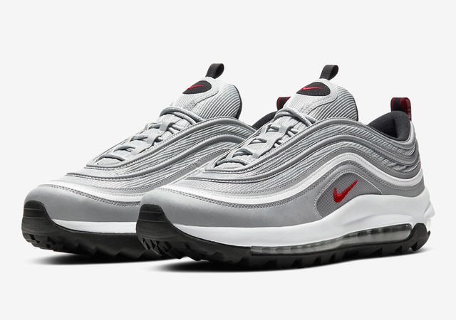 nike 97 silver red