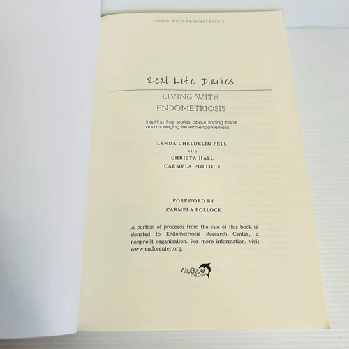 Living with Endometriosis by Lynda Cheldelin Fell 2017 Paperback - Picture 7 of 10