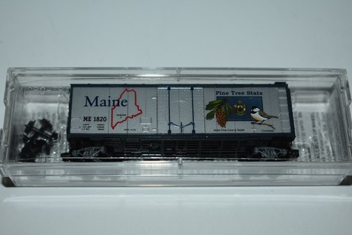 Coche estatal Maine escala N MTL 02100394 40' h Boxcar puerta enchufable 1820 K9450 | Zustand: New