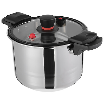 #ad 7.4 Quart Stainless Steel Pressure Cooker Pressure Stewing Pot Kitchen Cooking $53.88
