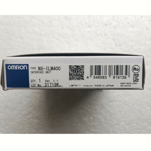 New In Box Original Omron NX-ILM400 Controller Unit NXILM400 - Picture 1 of 3