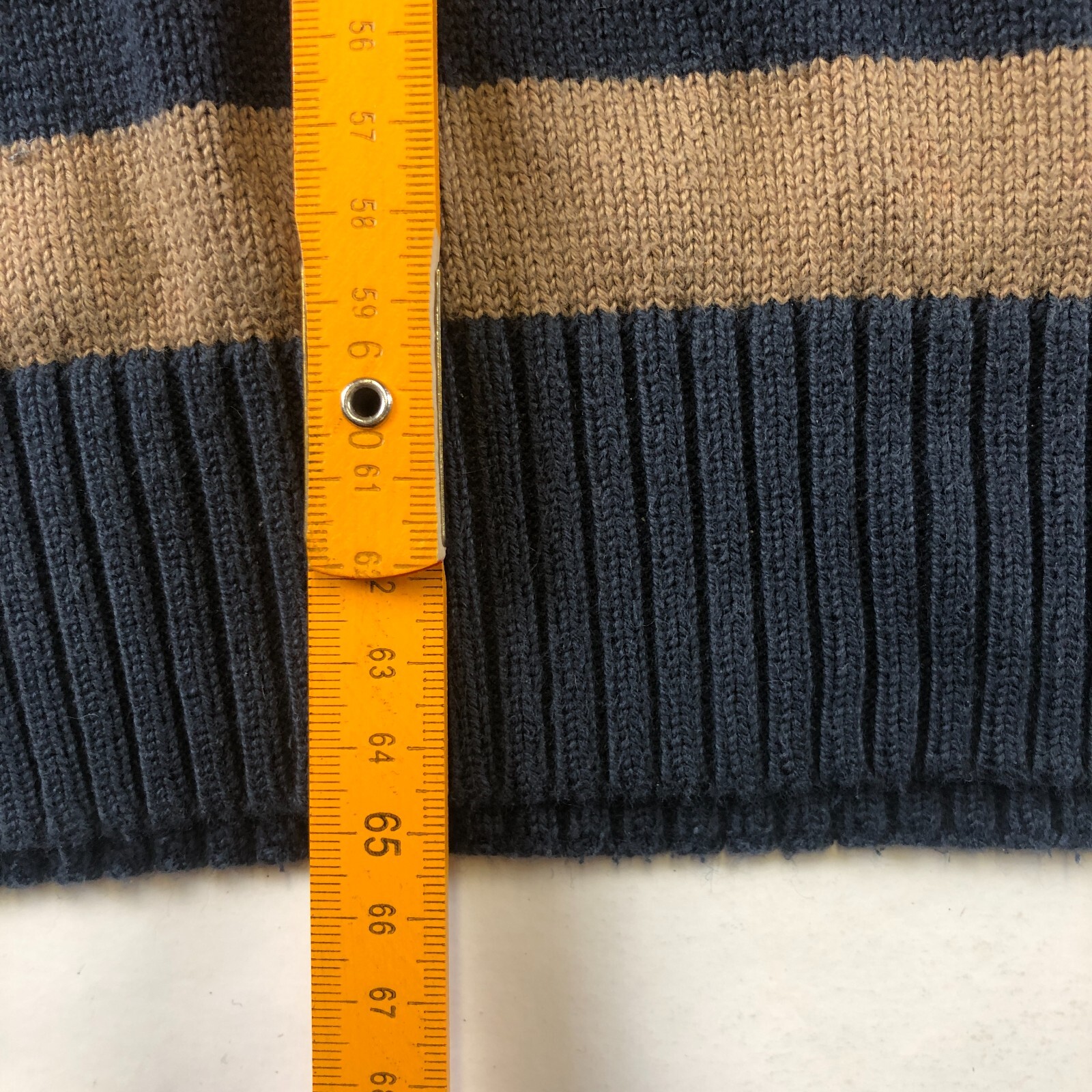 Lacoste striped V Neck pullover M image 8