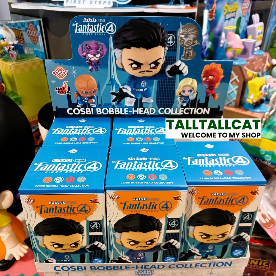 Hot Toys x Marvel CBX279 Фантастическая четверка: первые шаги Cosbi полная коробка (6 шт.) - Изображение 2 из 4