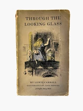 Through the Looking Glass by Lewis Carroll 1948 Vintage Puffin paperback