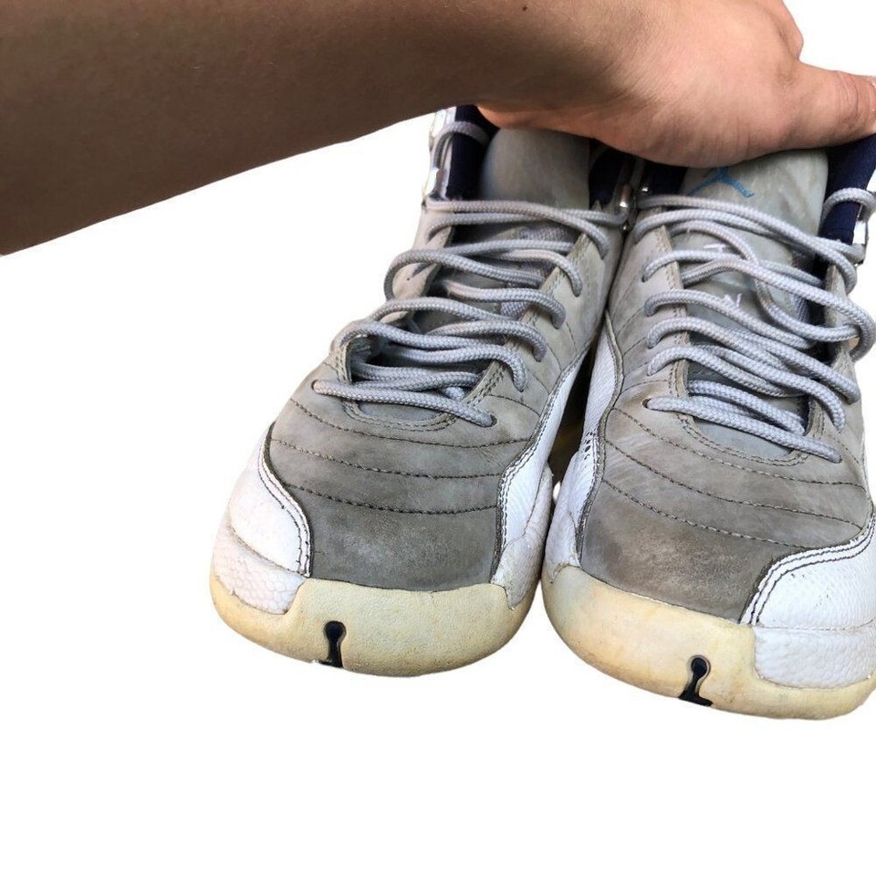 RARE 2016 Air Jordan 12 Retro Grey University Blue Size 6.5 eBay