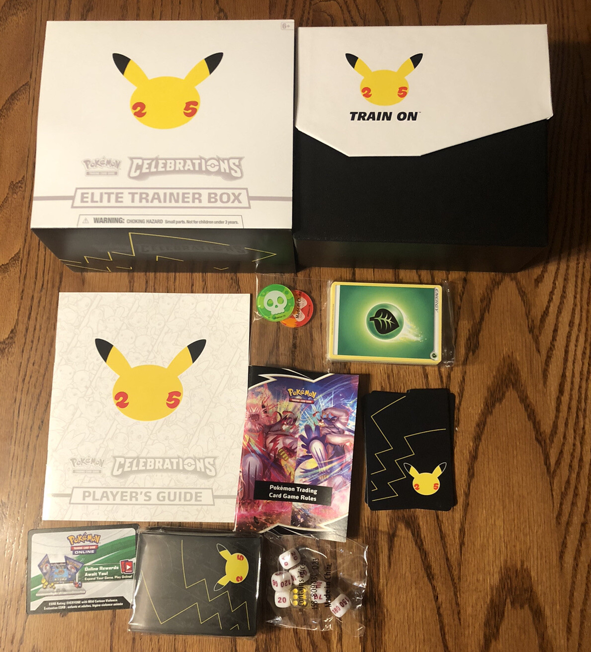 Pokemon Celebrations Elite Trainer Box ETB 25th Anniversary opened Box NO  PACKS | eBay