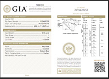 GIA CERTIFIED 0.30 Ct 100% Natural Loose Diamond 4.2 mm Round Cut I/I2 Grade 900.00 per carat