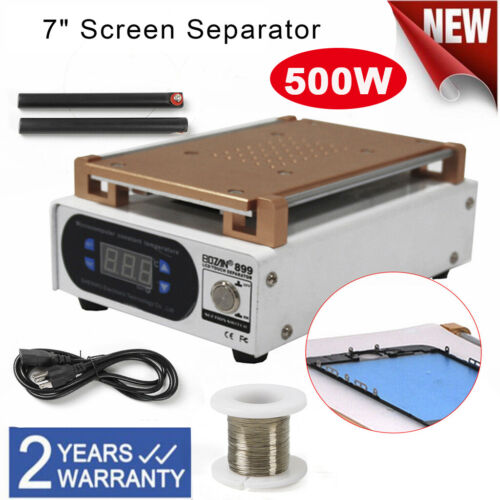 Vacuum Pump LCD Screen Separator Machine Cell Phone Repair Tool Brown USA - Afbeelding 1 van 12