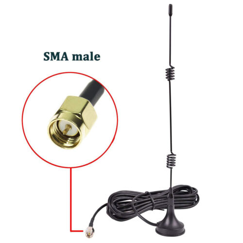 1Pcs Wifi WLAN 5 X Range Booster SMA 2.4GHz 7DBI Wireless Antenna Extender+Base - Picture 5 of 7