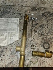 Falta desbordamiento de desagüe de residuos de bañera/bañera de latón antiguo vintage Sears 586.202390