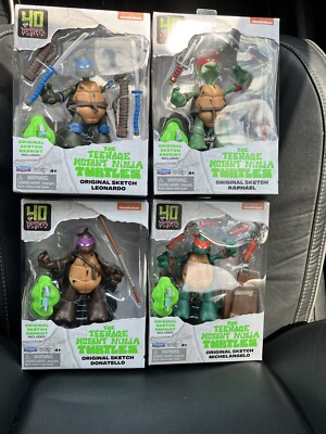 TMNT Classic Sketch 40th Anniversary Ninja Turtles Original Figure SET 