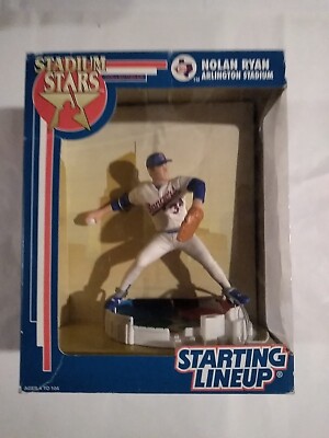 1992 KENNER Starting Lineup NOLAN RYAN Texas Rangers Arlington STADIUM STARS