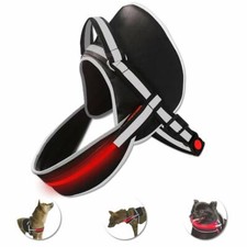 Dog Harness No-Pull Harness Reflective Led Dog Harness Handle Flashing Vest