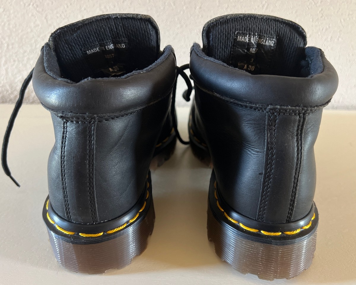 Dr. Martens 8057 Black Leather Chukka Boots Womens US 7 Made in England RARE Dr. Martens Chukka Boots for Women for sale | eBay main image 3