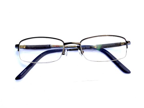 Carrera Flexolite Brown Metal Half Rim Rectangular Glasses CA7452 01E8 51 18 140 - Picture 4 of 8