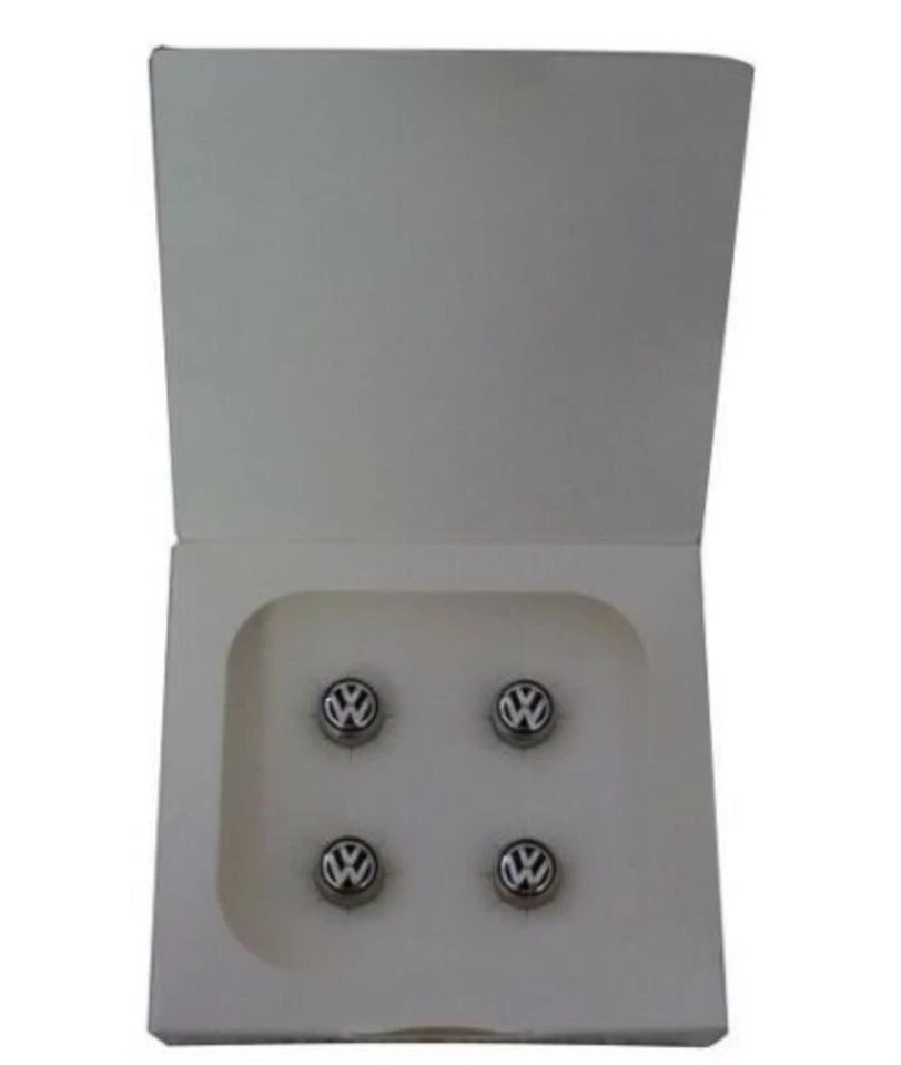 Volkswagen Valve Caps with Volkswagen Logo Genuine 1set 4items 000071215 - Image 2 of 2